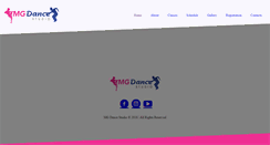 Desktop Screenshot of mgdancestudio.com